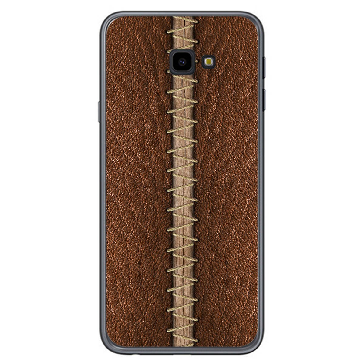 Funda Gel Tpu para Samsung Galaxy J4+ Plus diseño Cuero 01 Dibujos