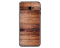 Funda Gel Tpu para Samsung Galaxy J4+ Plus diseño Madera 02 Dibujos