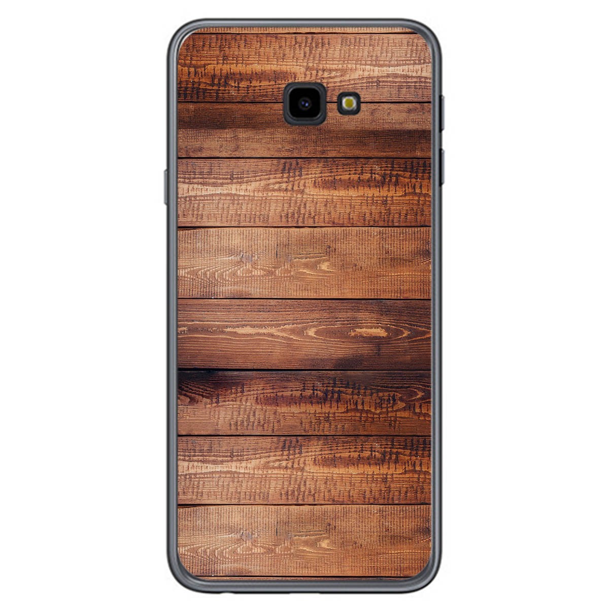 Funda Gel Tpu para Samsung Galaxy J4+ Plus diseño Madera 02 Dibujos