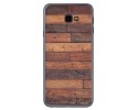 Funda Gel Tpu para Samsung Galaxy J4+ Plus diseño Madera 03 Dibujos