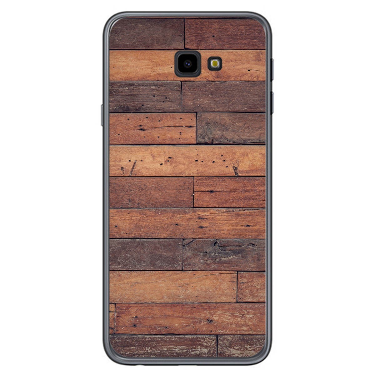 Funda Gel Tpu para Samsung Galaxy J4+ Plus diseño Madera 03 Dibujos
