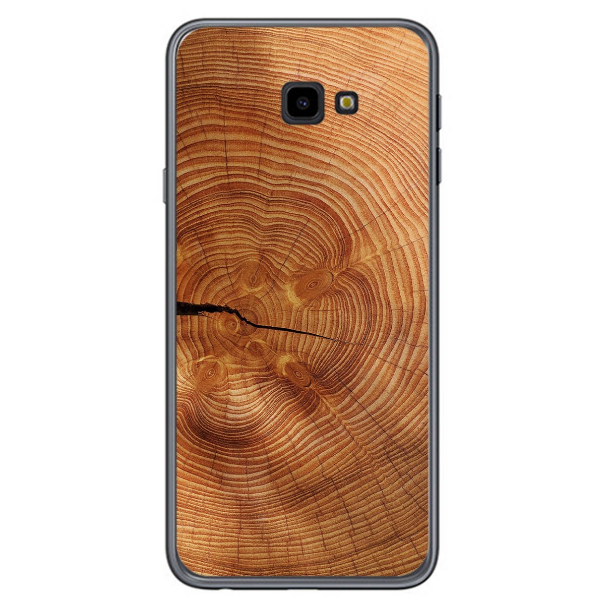 Funda Gel Tpu para Samsung Galaxy J4+ Plus diseño Madera 04 Dibujos