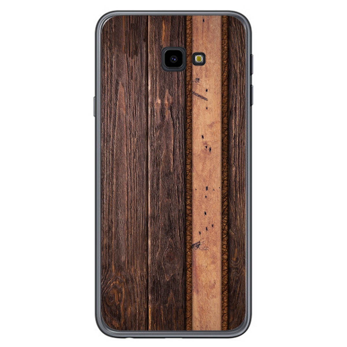 Funda Gel Tpu para Samsung Galaxy J4+ Plus diseño Madera 05 Dibujos