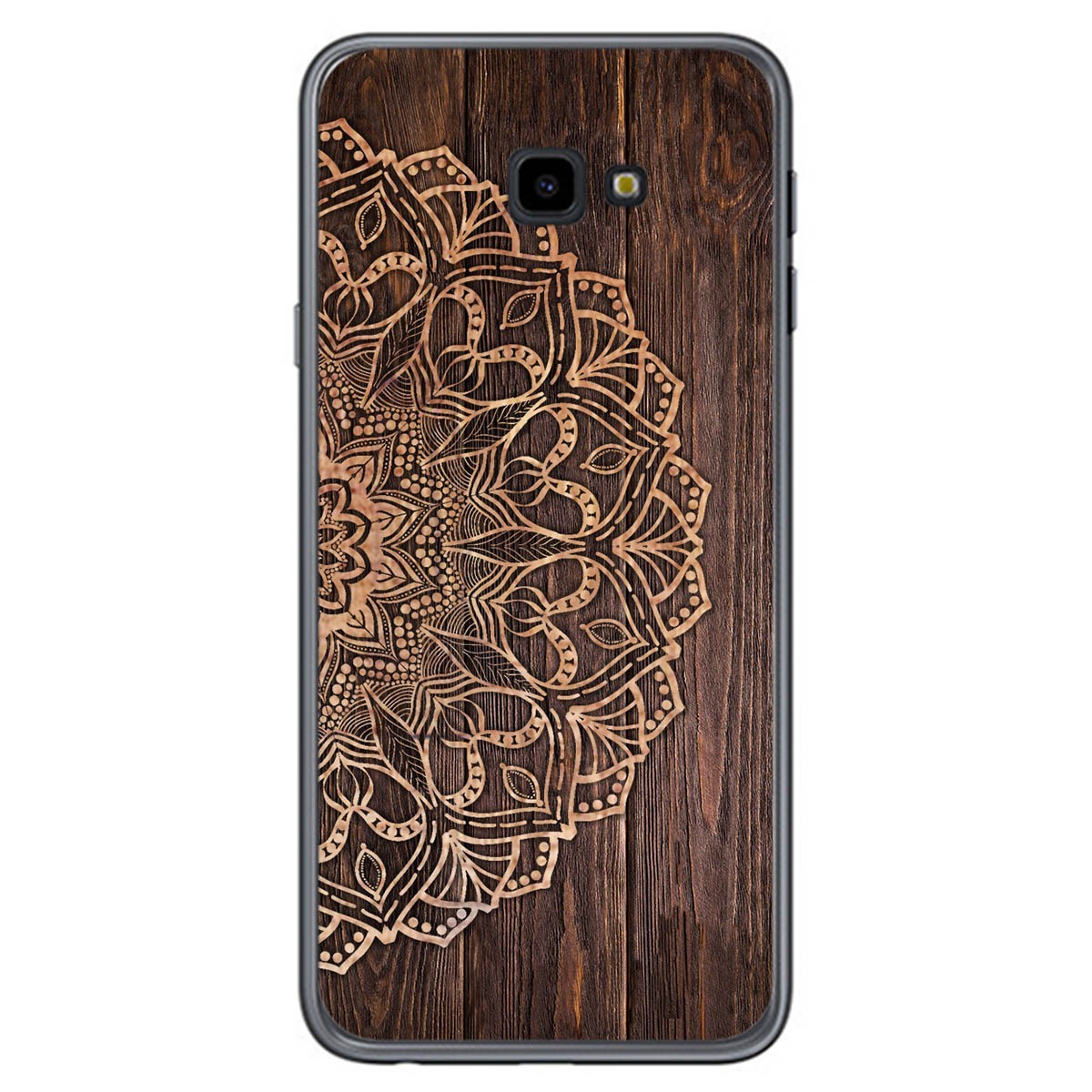 Funda Gel Tpu para Samsung Galaxy J4+ Plus diseño Madera 06 Dibujos