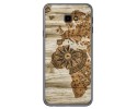 Funda Gel Tpu para Samsung Galaxy J4+ Plus diseño Madera 07 Dibujos