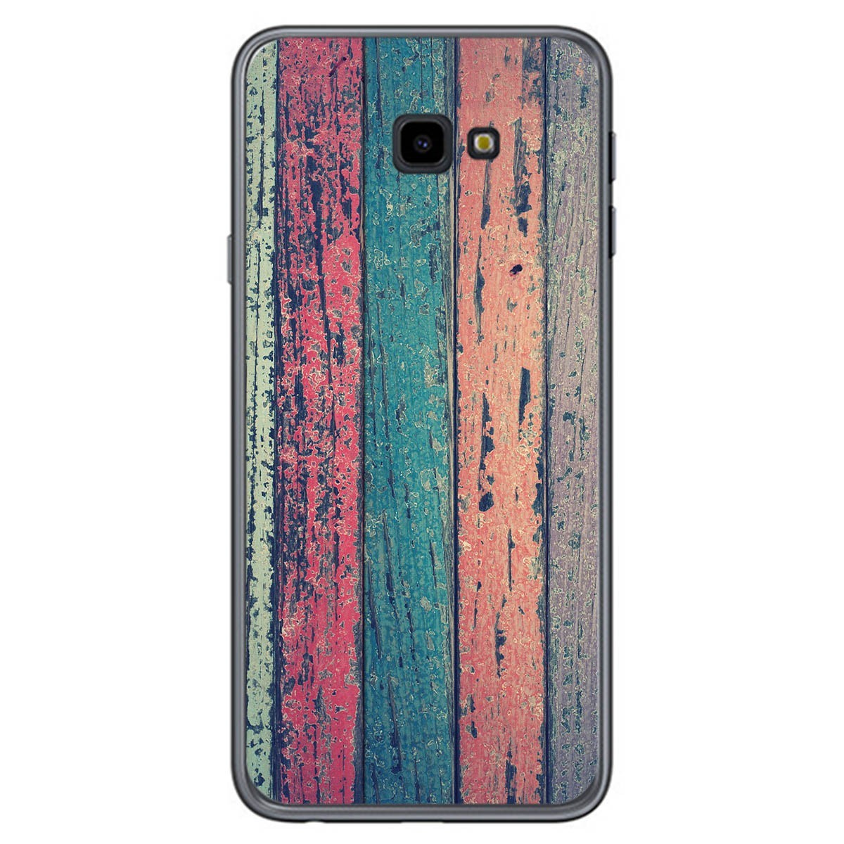 Funda Gel Tpu para Samsung Galaxy J4+ Plus diseño Madera 10 Dibujos