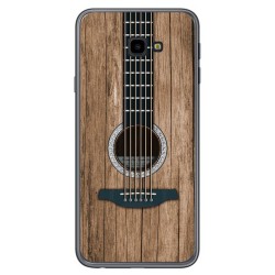 Funda Gel Tpu para Samsung Galaxy J4+ Plus diseño Madera 11 Dibujos