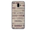 Funda Gel Tpu para Samsung Galaxy J6+ Plus diseño Ladrillo 01 Dibujos