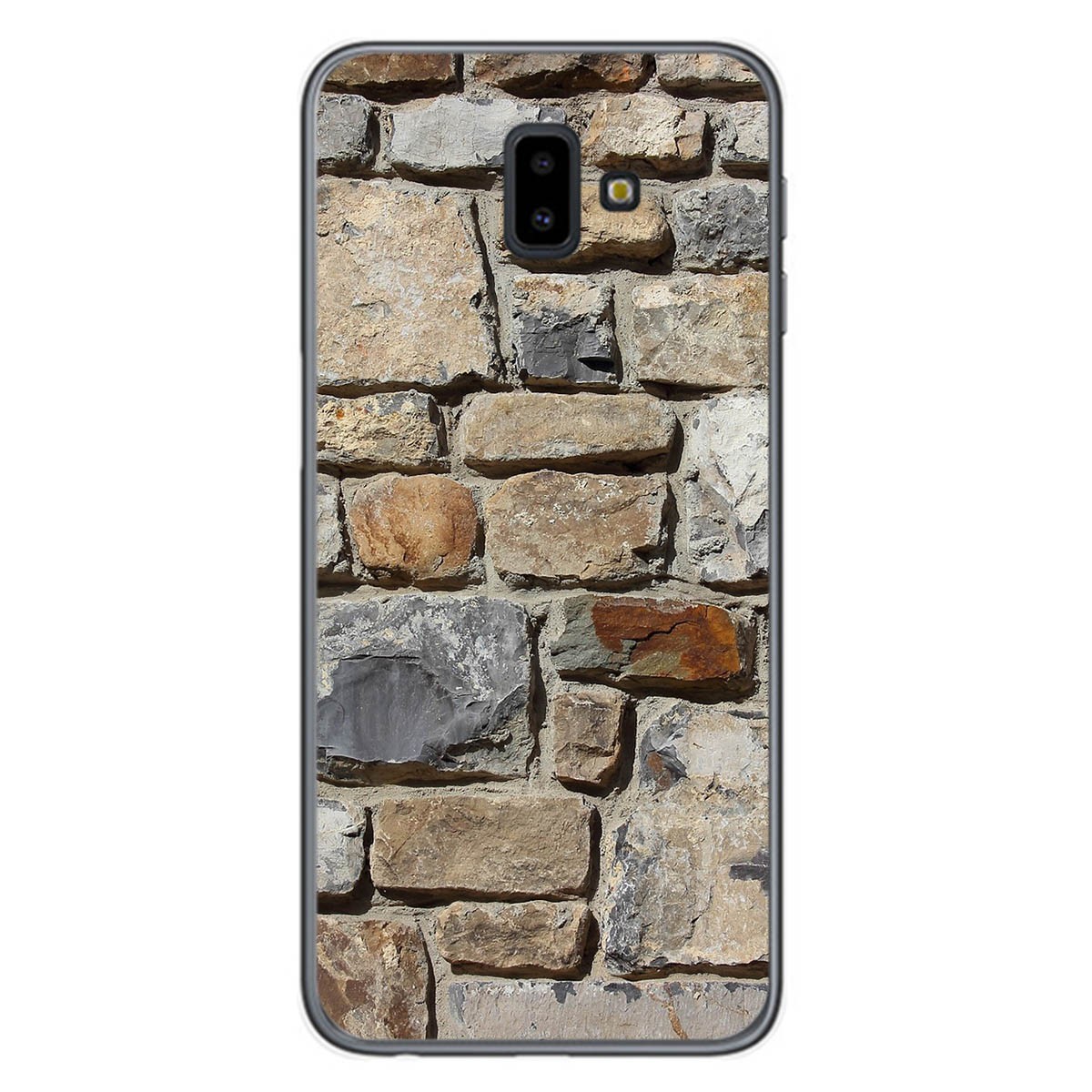 Funda Gel Tpu para Samsung Galaxy J6+ Plus diseño Ladrillo 03 Dibujos