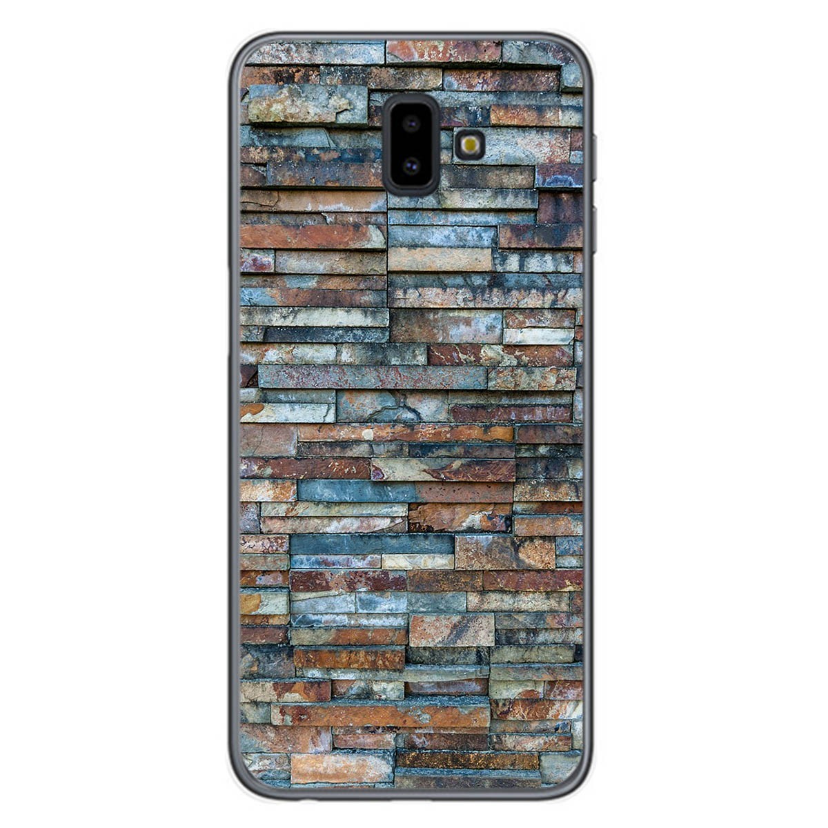 Funda Gel Tpu para Samsung Galaxy J6+ Plus diseño Ladrillo 05 Dibujos