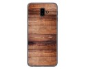 Funda Gel Tpu para Samsung Galaxy J6+ Plus diseño Madera 02 Dibujos