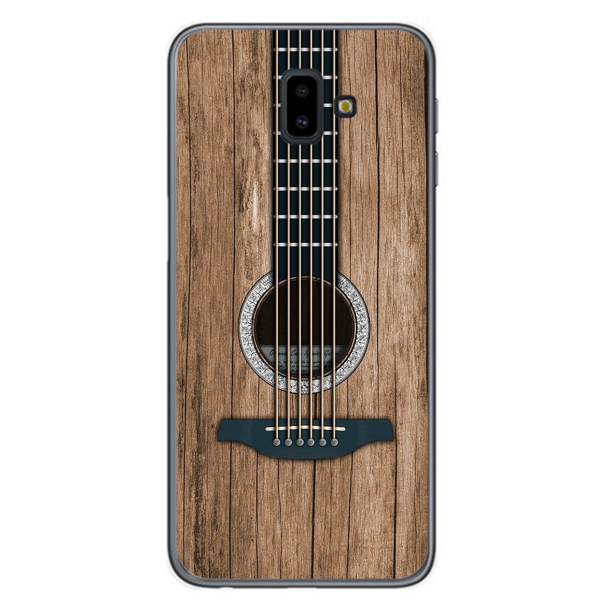 Funda Gel Tpu para Samsung Galaxy J6+ Plus diseño Madera 11 Dibujos