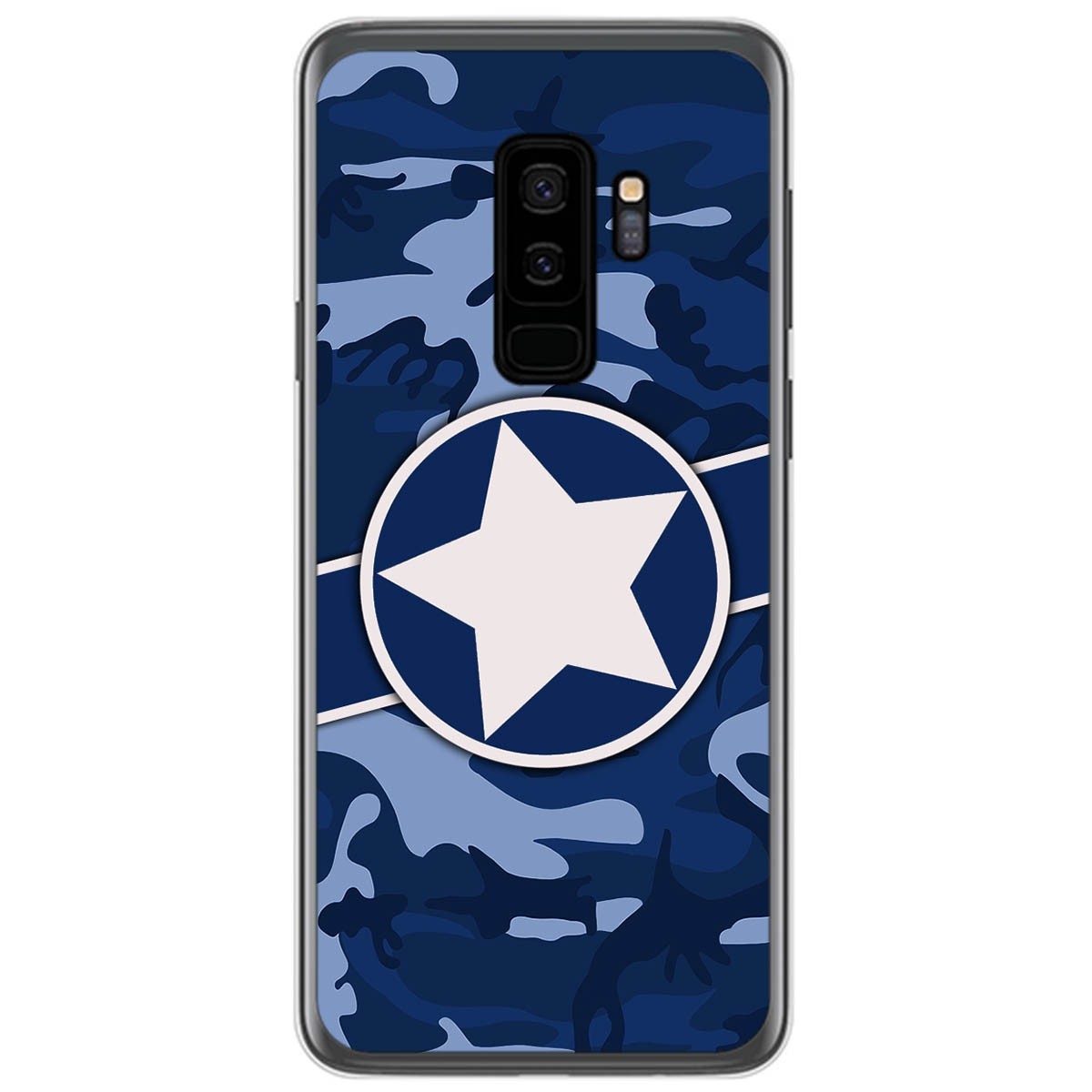Funda Gel Tpu para Samsung Galaxy S9 Plus diseño Camuflaje 03 Dibujos