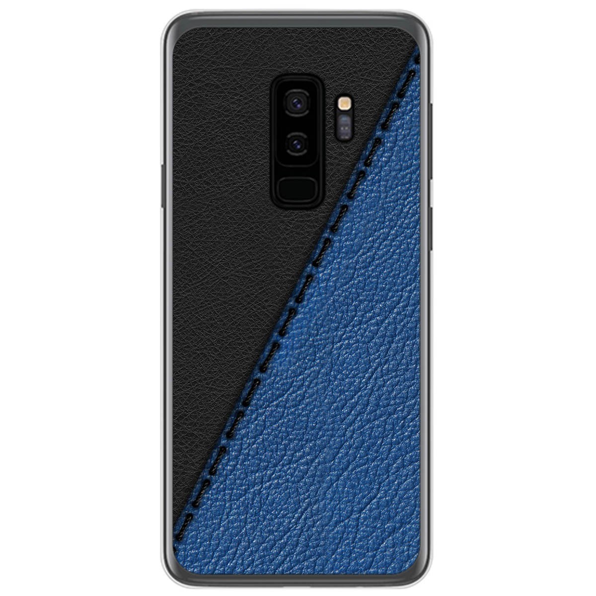 Funda Gel Tpu para Samsung Galaxy S9 Plus diseño Cuero 02 Dibujos