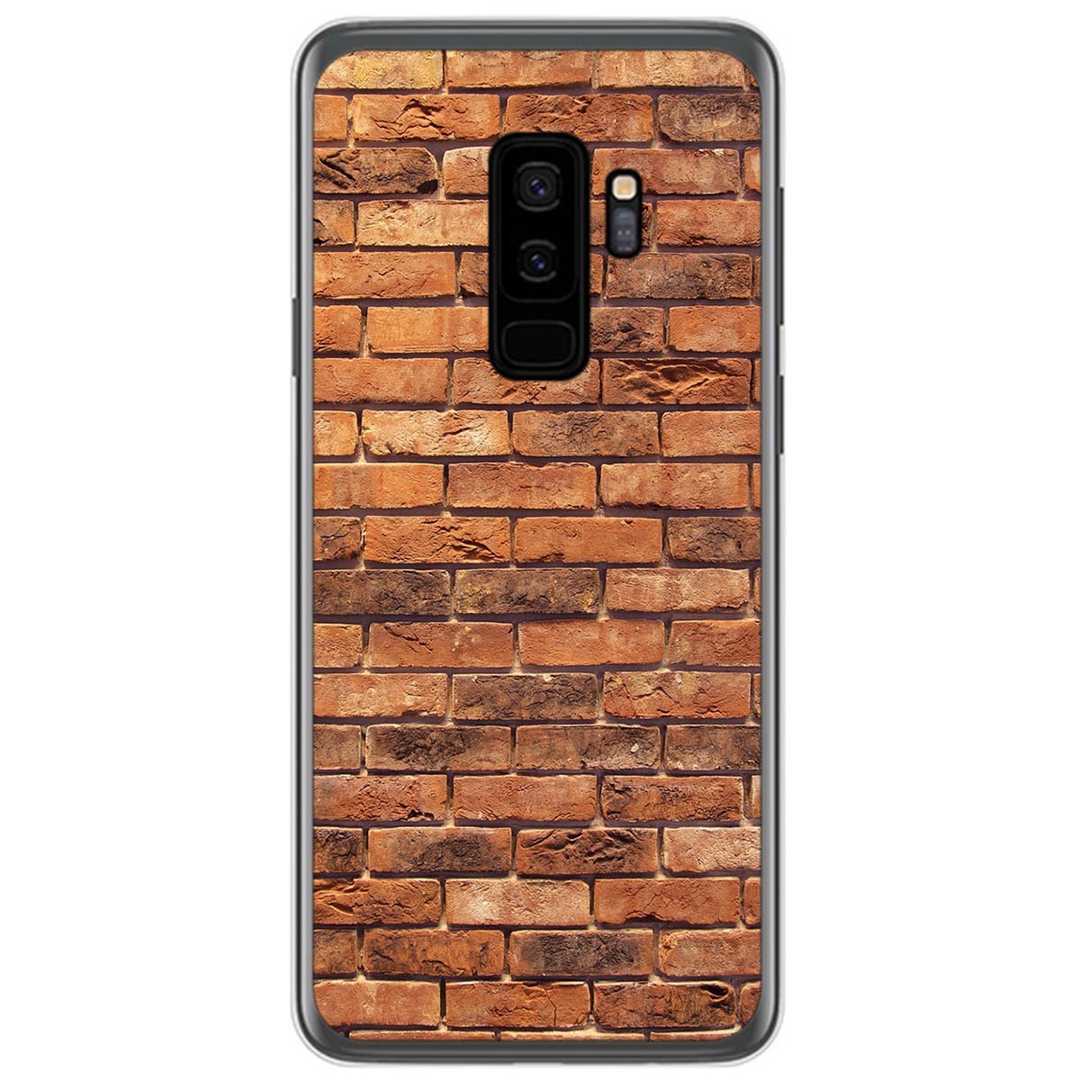 Funda Gel Tpu para Samsung Galaxy S9 Plus diseño Ladrillo 04 Dibujos