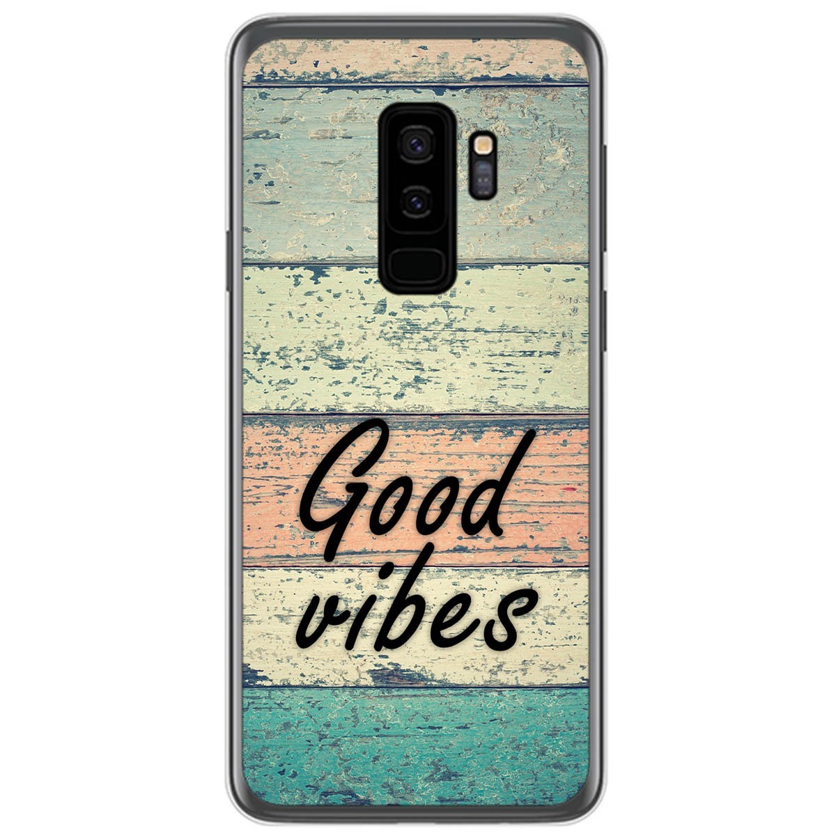 Funda Gel Tpu para Samsung Galaxy S9 Plus diseño Madera 01 Dibujos
