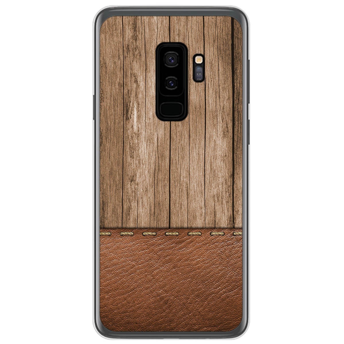 Funda Gel Tpu para Samsung Galaxy S9 Plus diseño Madera 09 Dibujos
