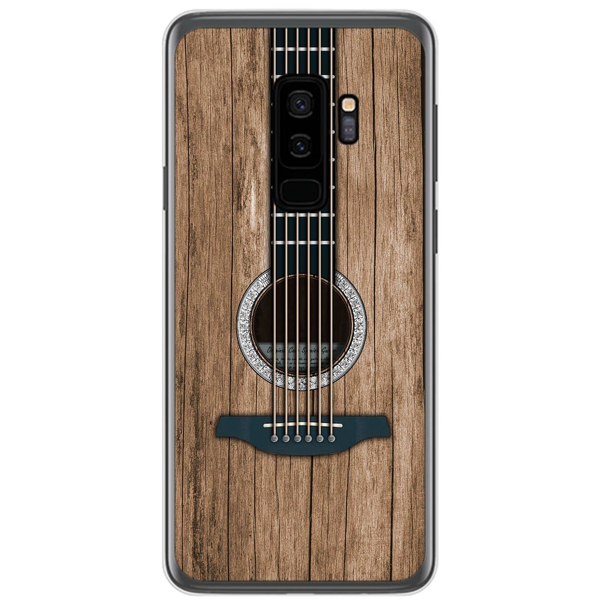Funda Gel Tpu para Samsung Galaxy S9 Plus diseño Madera 11 Dibujos