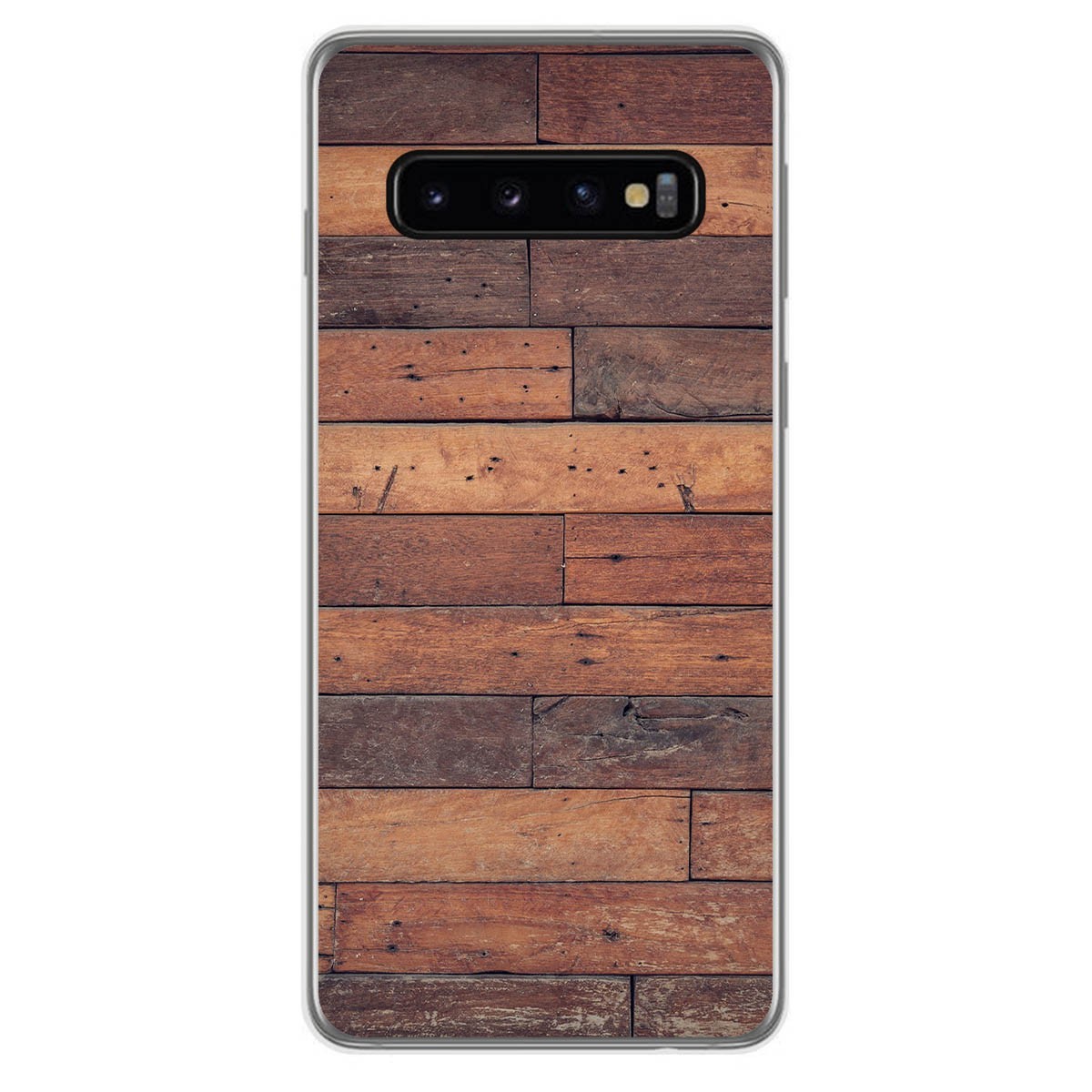 Funda Gel Tpu para Samsung Galaxy S10 diseño Madera 03 Dibujos
