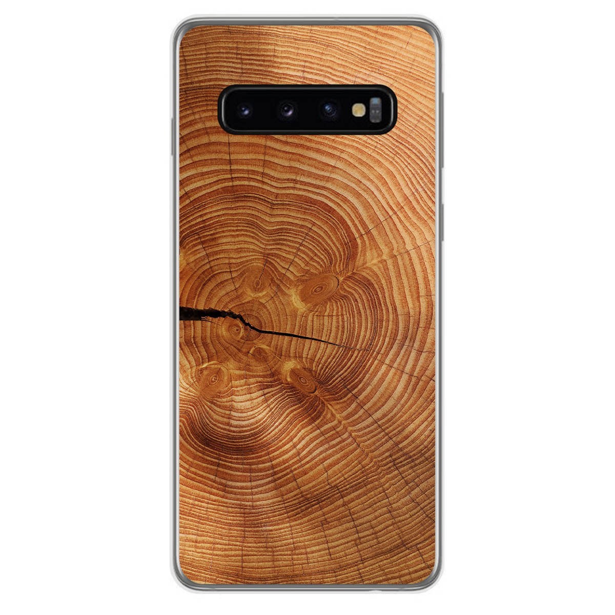 Funda Gel Tpu para Samsung Galaxy S10 diseño Madera 04 Dibujos