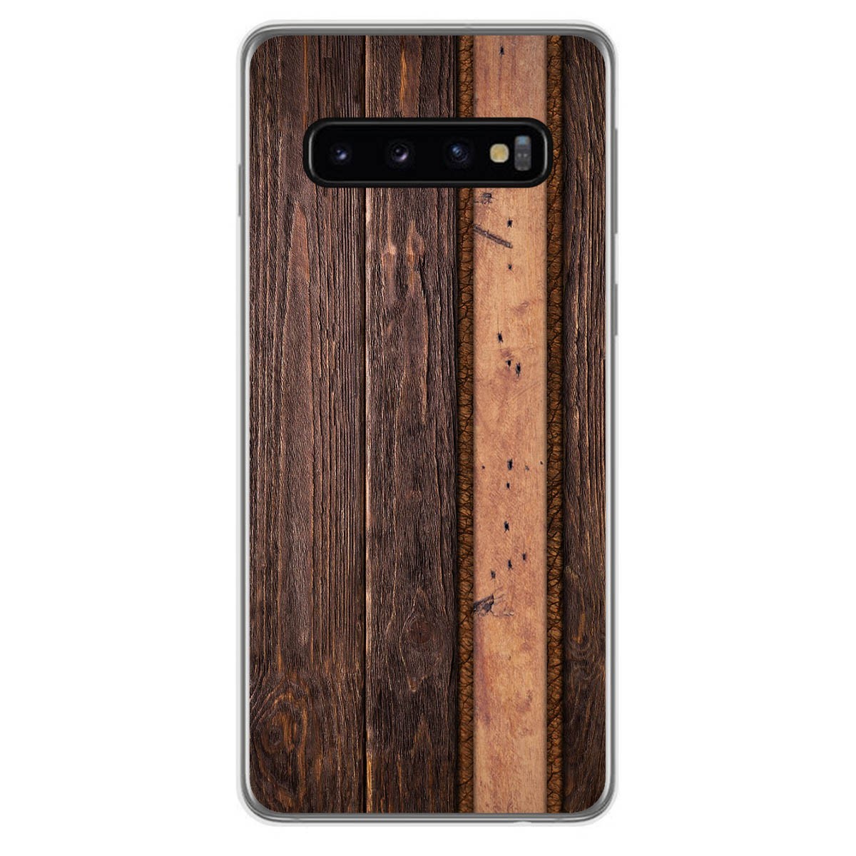 Funda Gel Tpu para Samsung Galaxy S10 diseño Madera 05 Dibujos