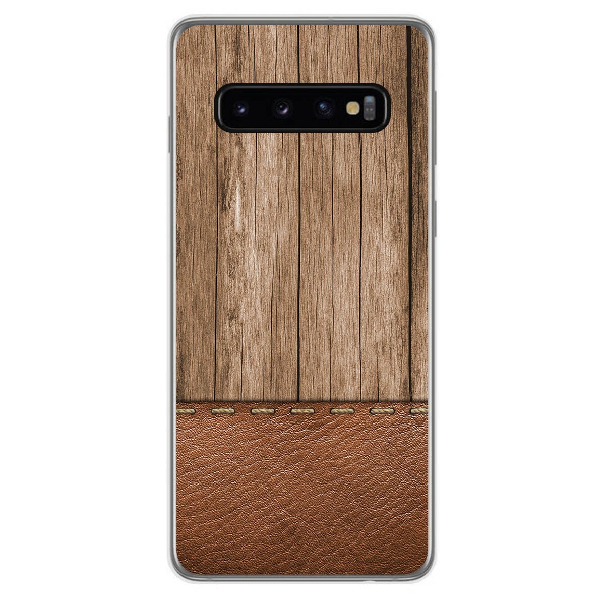 Funda Gel Tpu para Samsung Galaxy S10 diseño Madera 09 Dibujos