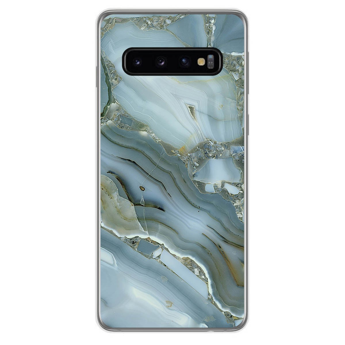 Funda Gel Tpu para Samsung Galaxy S10 diseño Mármol 09 Dibujos