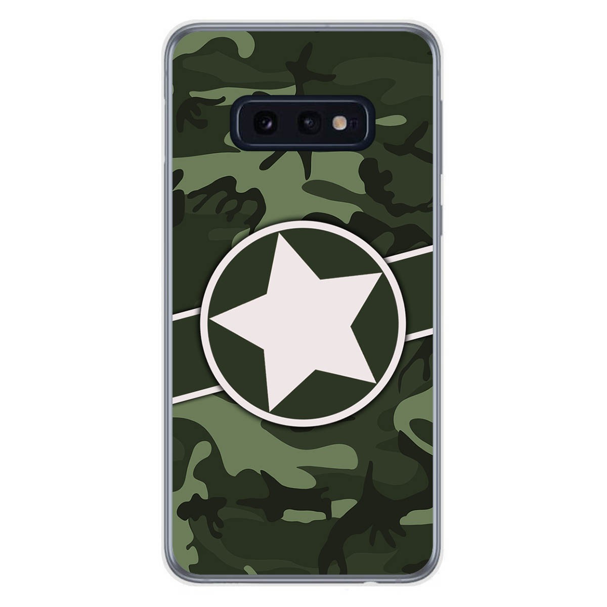 Funda Gel Tpu para Samsung Galaxy S10e diseño Camuflaje 01 Dibujos