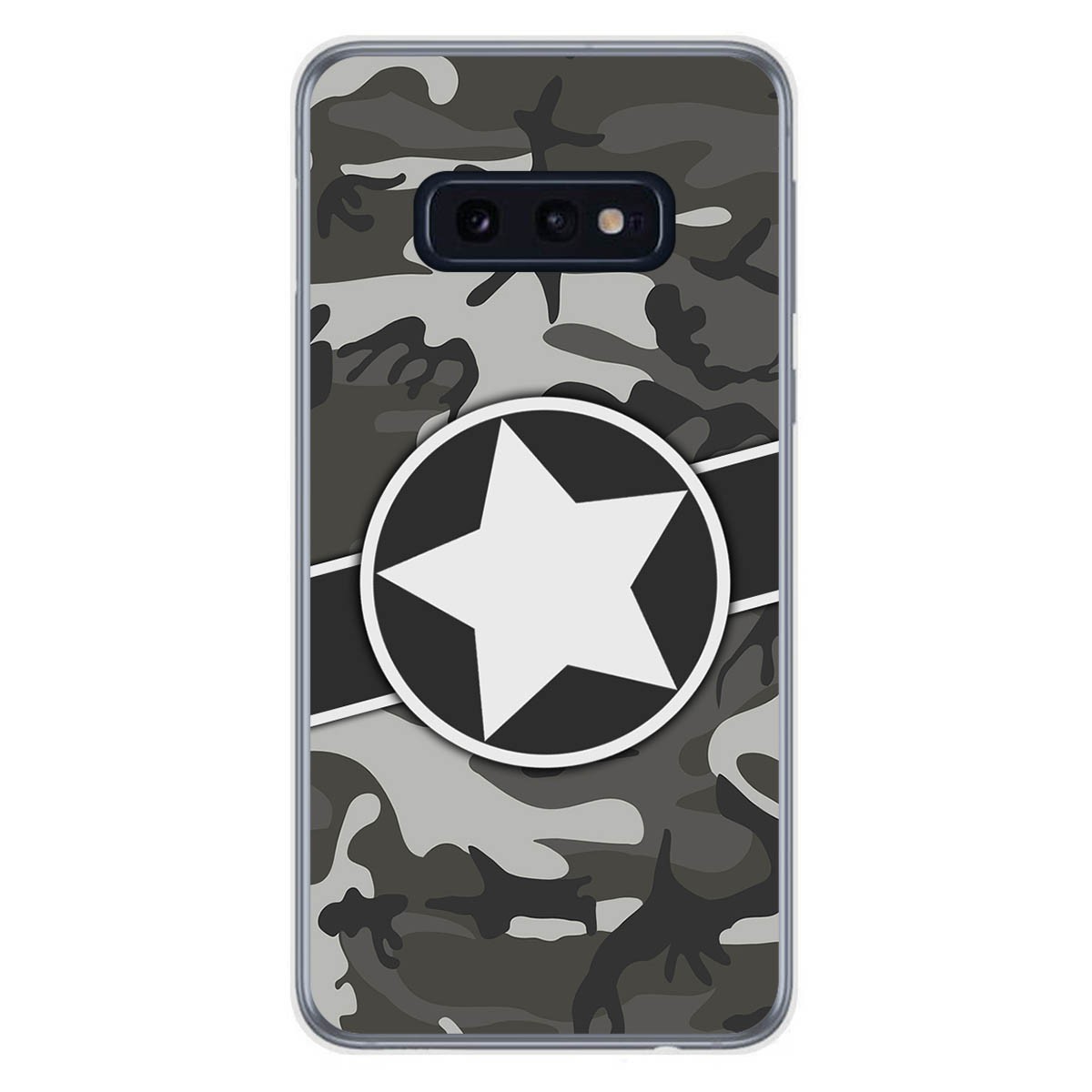Funda Gel Tpu para Samsung Galaxy S10e diseño Camuflaje 02 Dibujos