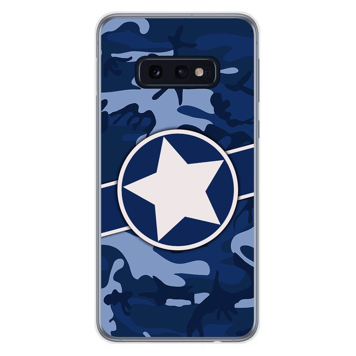 Funda Gel Tpu para Samsung Galaxy S10e diseño Camuflaje 03 Dibujos
