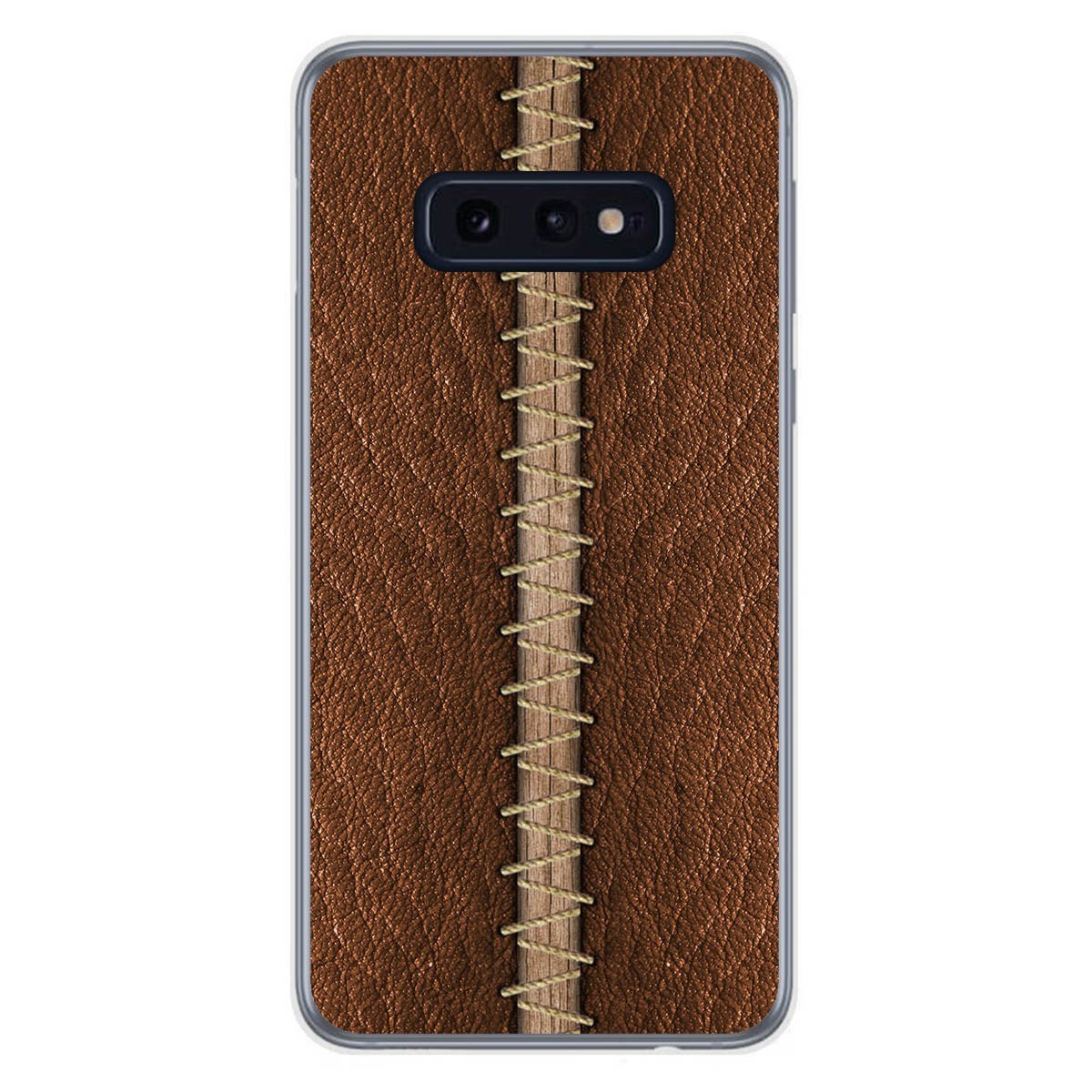 Funda Gel Tpu para Samsung Galaxy S10e diseño Cuero 01 Dibujos