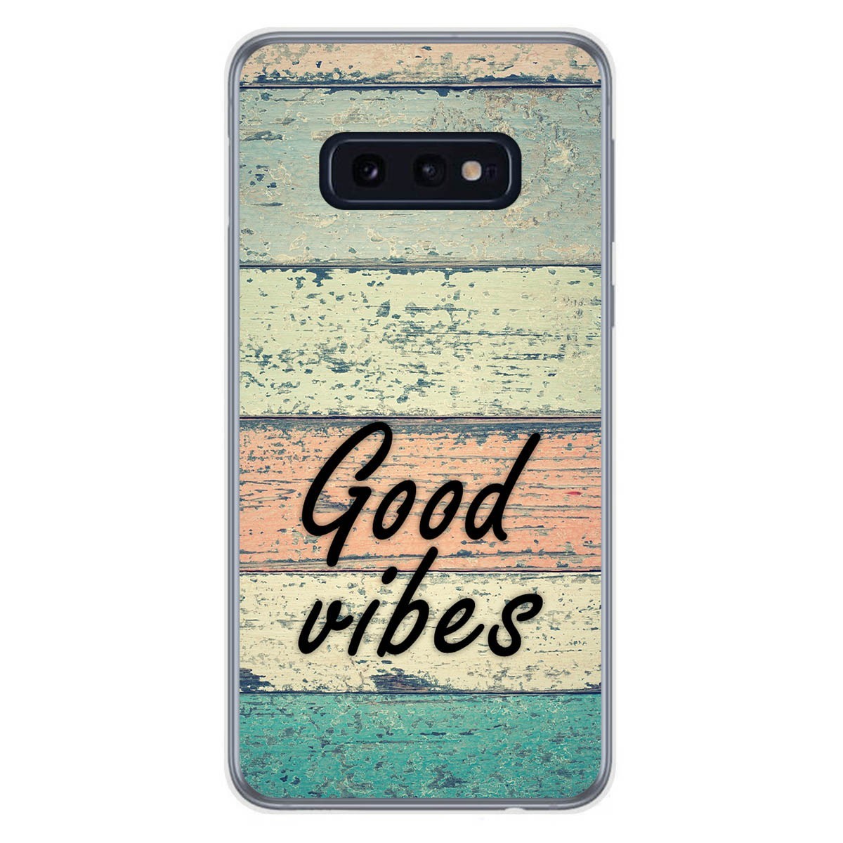 Funda Gel Tpu para Samsung Galaxy S10e diseño Madera 01 Dibujos