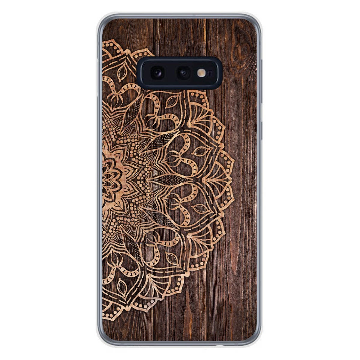 Funda Gel Tpu para Samsung Galaxy S10e diseño Madera 06 Dibujos
