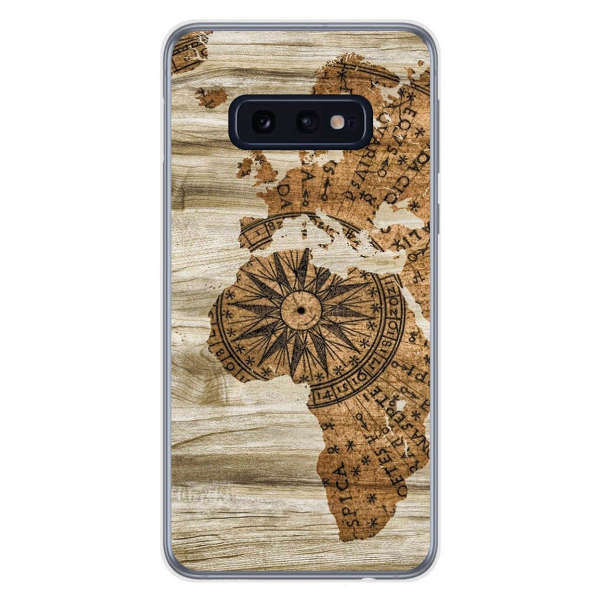 Funda Gel Tpu para Samsung Galaxy S10e diseño Madera 07 Dibujos