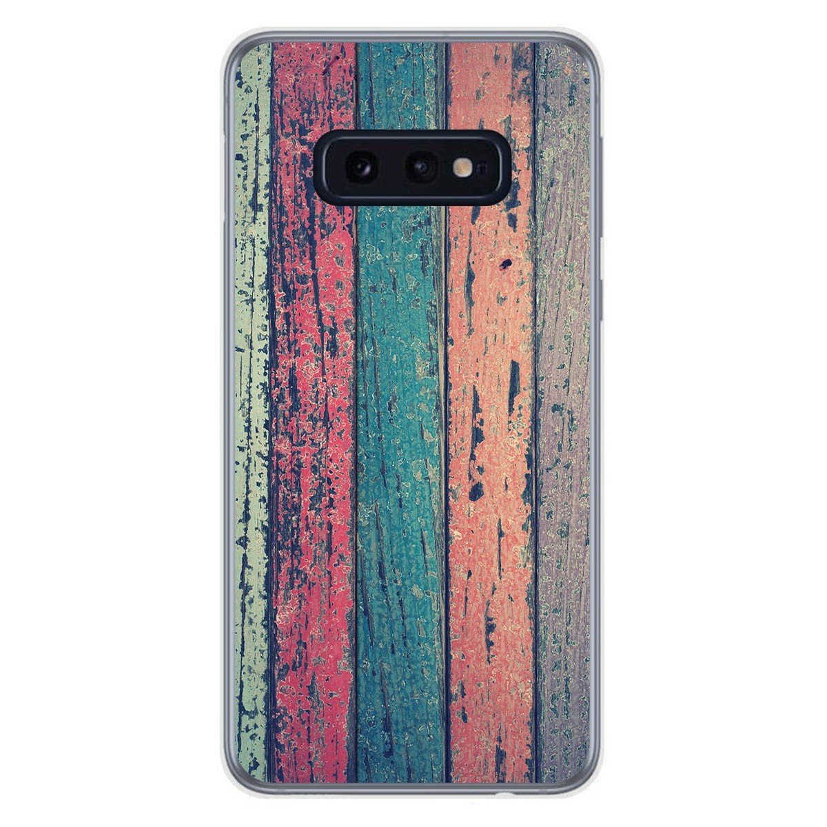 Funda Gel Tpu para Samsung Galaxy S10e diseño Madera 10 Dibujos
