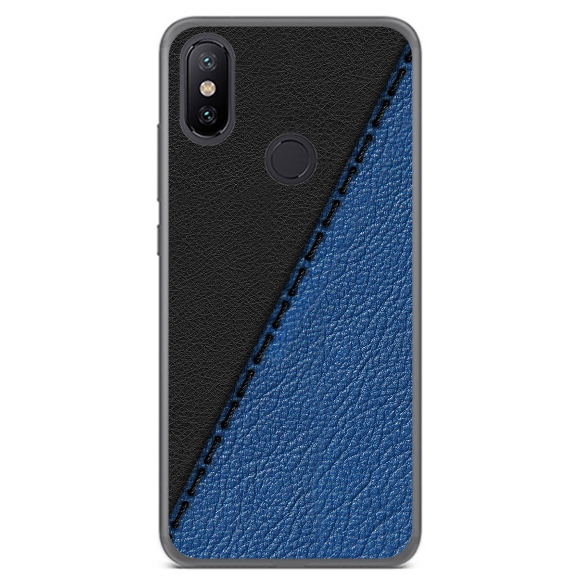 Funda Gel Tpu para Xiaomi Mi 6X / Mi A2 diseño Cuero 02 Dibujos