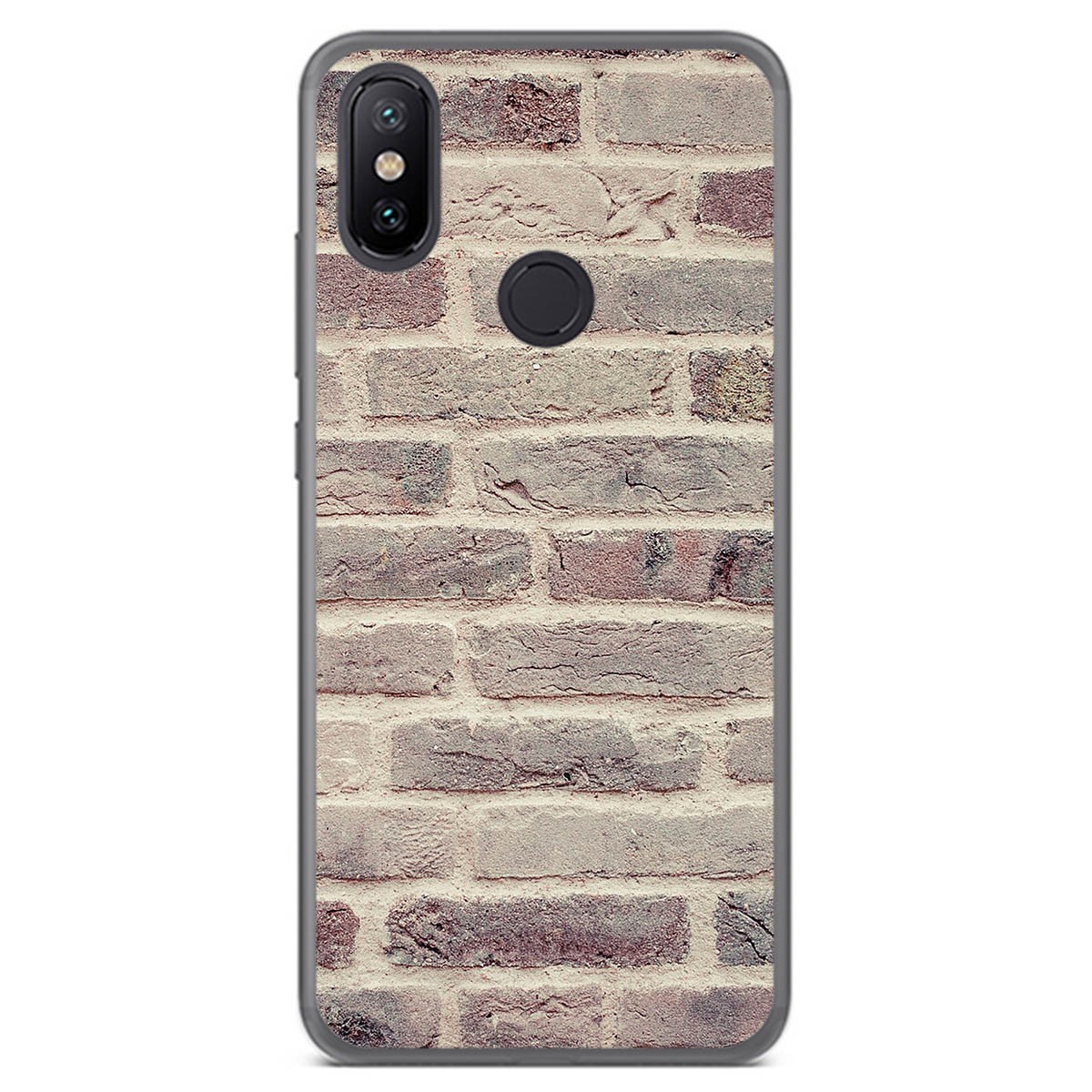 Funda Gel Tpu para Xiaomi Mi 6X / Mi A2 diseño Ladrillo 01 Dibujos