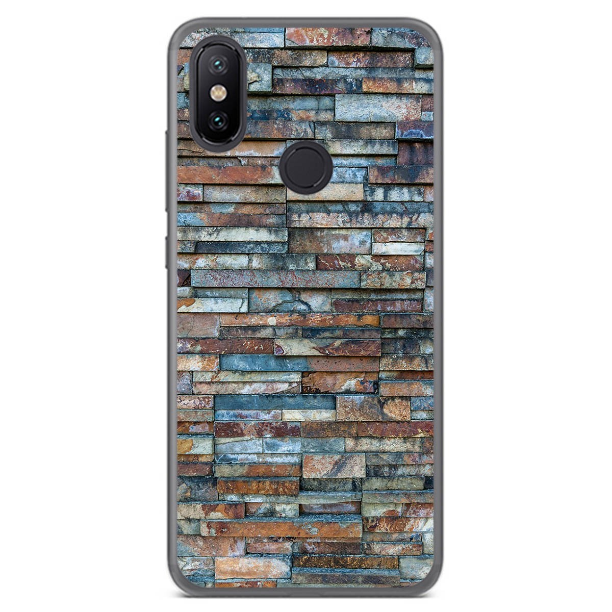 Funda Gel Tpu para Xiaomi Mi 6X / Mi A2 diseño Ladrillo 05 Dibujos