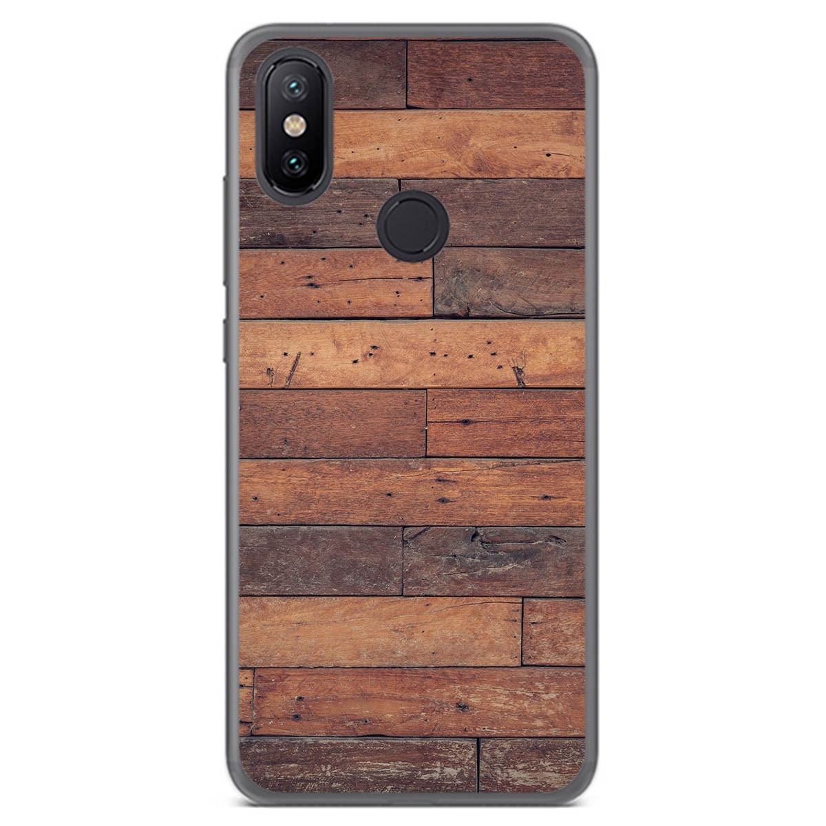 Funda Gel Tpu para Xiaomi Mi 6X / Mi A2 diseño Madera 03 Dibujos