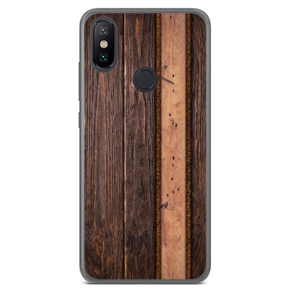 Funda Gel Tpu para Xiaomi Mi 6X / Mi A2 diseño Madera 05 Dibujos