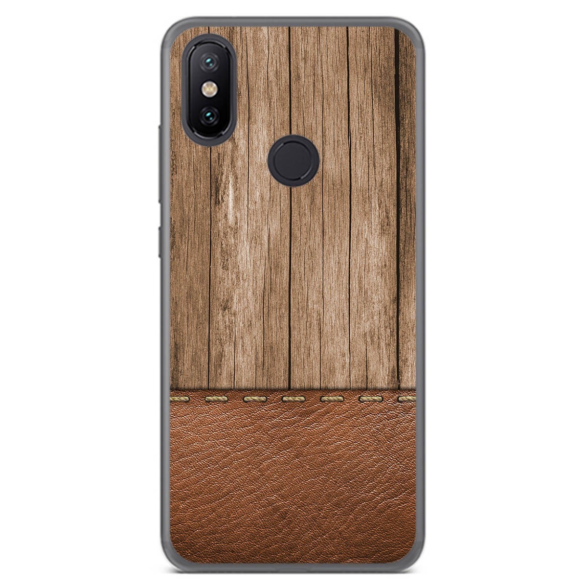 Funda Gel Tpu para Xiaomi Mi 6X / Mi A2 diseño Madera 09 Dibujos