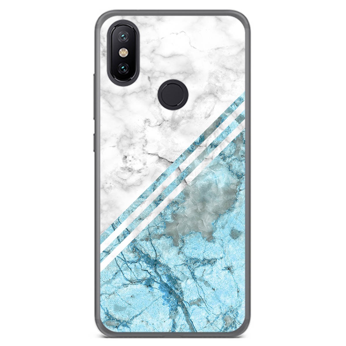 Funda Gel Tpu para Xiaomi Mi 6X / Mi A2 diseño Mármol 02 Dibujos