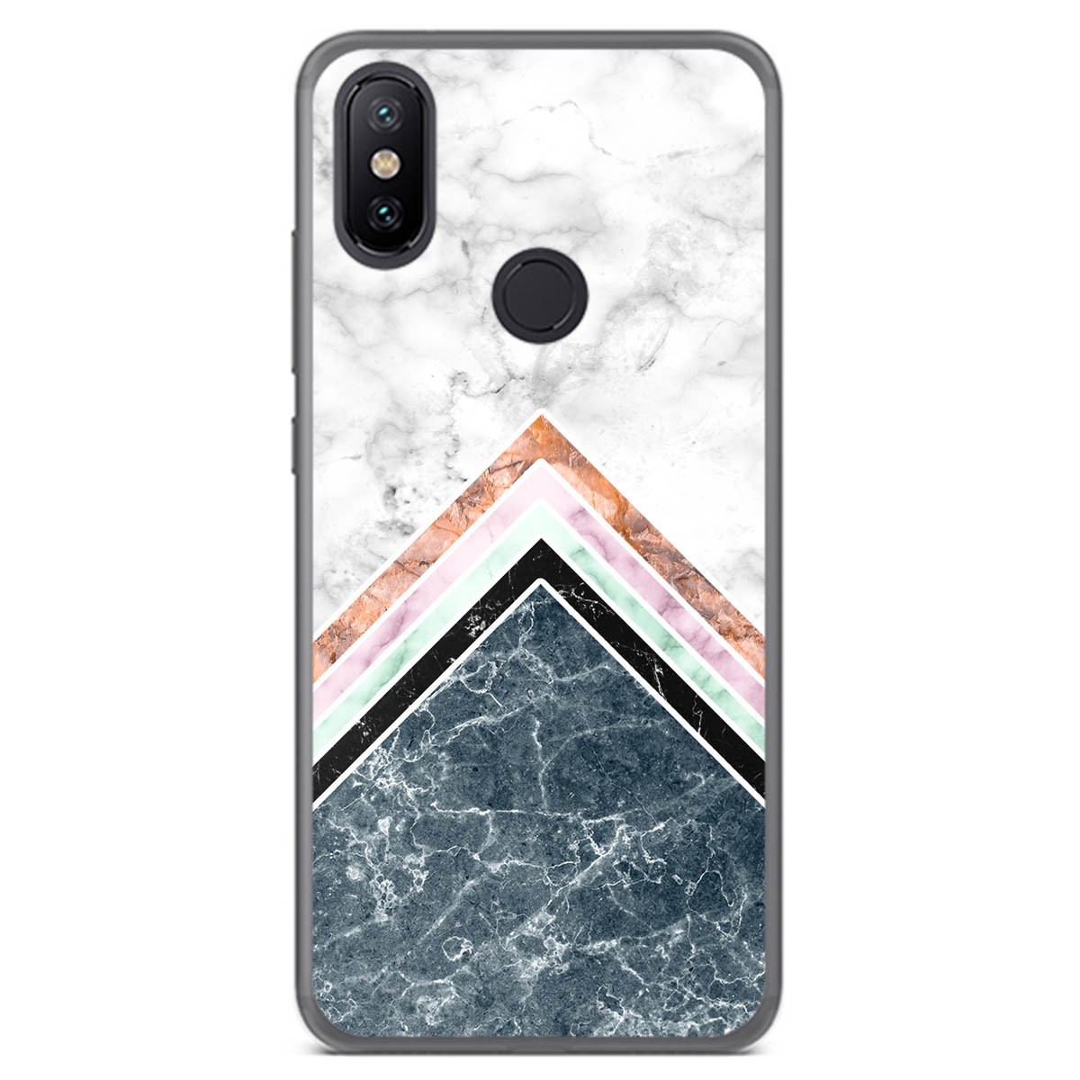 Funda Gel Tpu para Xiaomi Mi 6X / Mi A2 diseño Mármol 05 Dibujos