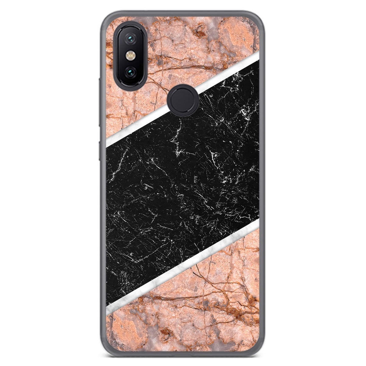 Funda Gel Tpu para Xiaomi Mi 6X / Mi A2 diseño Mármol 07 Dibujos