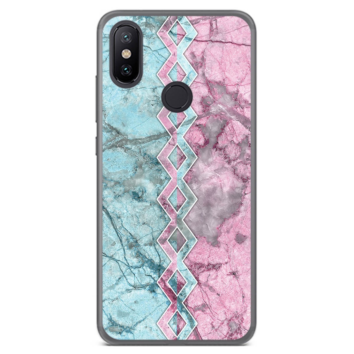 Funda Gel Tpu para Xiaomi Mi 6X / Mi A2 diseño Mármol 08 Dibujos