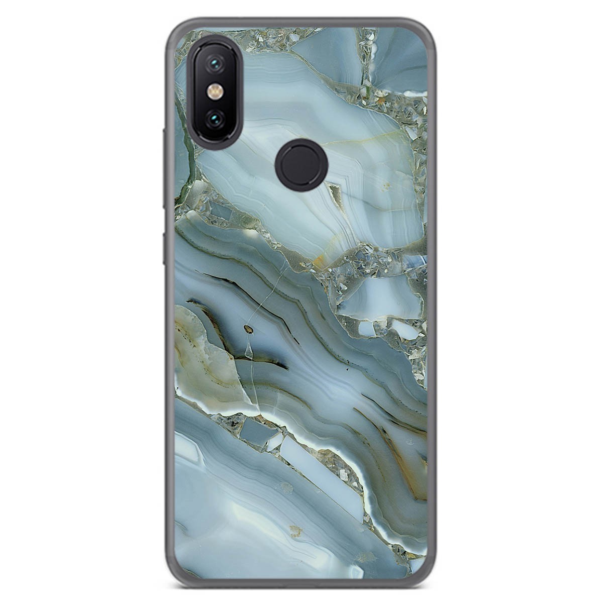 Funda Gel Tpu para Xiaomi Mi 6X / Mi A2 diseño Mármol 09 Dibujos