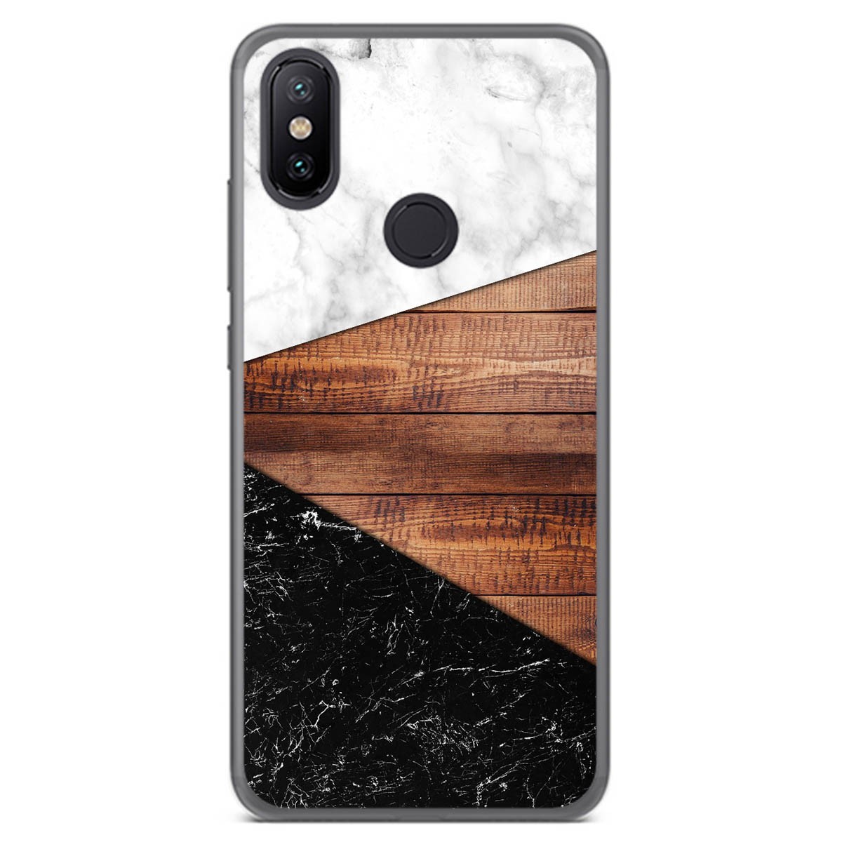 Funda Gel Tpu para Xiaomi Mi 6X / Mi A2 diseño Mármol 11 Dibujos