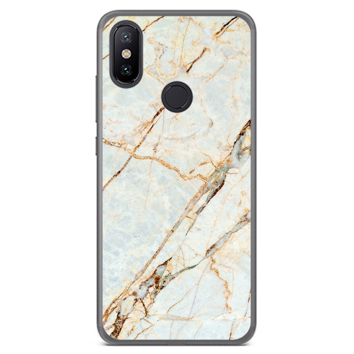 Funda Gel Tpu para Xiaomi Mi 6X / Mi A2 diseño Mármol 13 Dibujos