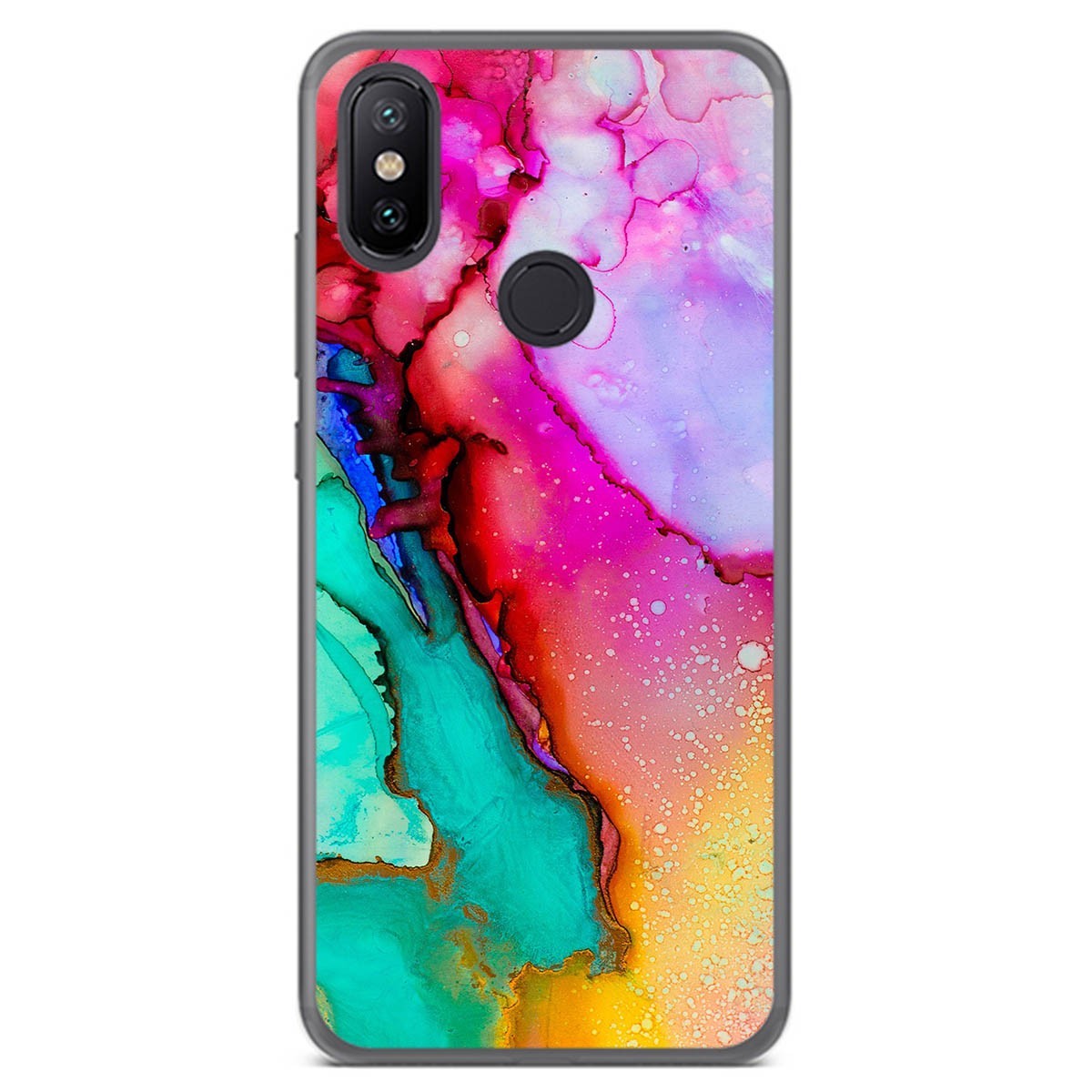 Funda Gel Tpu para Xiaomi Mi 6X / Mi A2 diseño Mármol 15 Dibujos