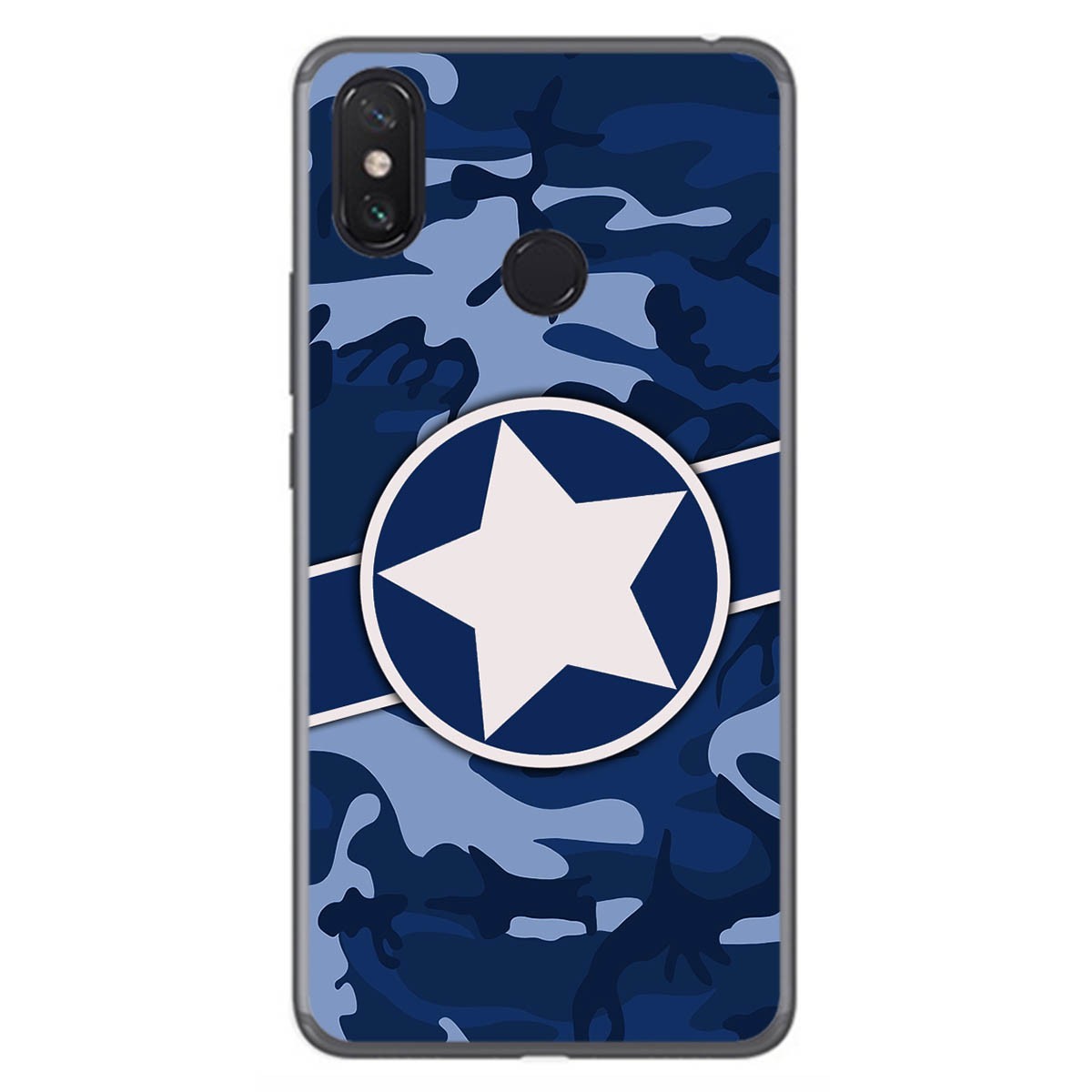 Funda Gel Tpu para Xiaomi Mi Max 3 diseño Camuflaje 03 Dibujos